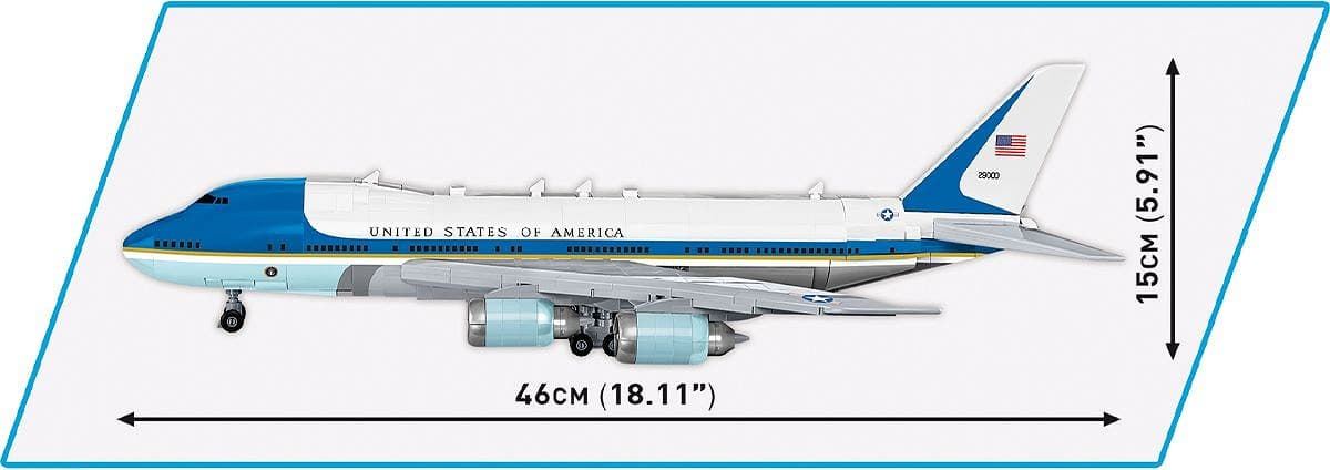 Avión Boeing 747 Air Force One de cobi 26610 - Imagen 2