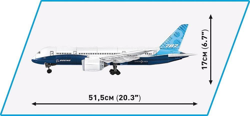 Avión Boeing 787 Dreamliner 1:110 cobi 26603 - Imagen 2