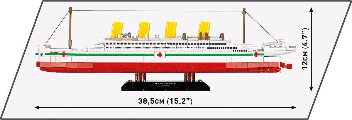 Barco H.M.H.S. Britannic 1:700 cobi 1681 - Imagen 2