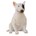 Bull terrier hembra sentada de juguete - Imagen 1