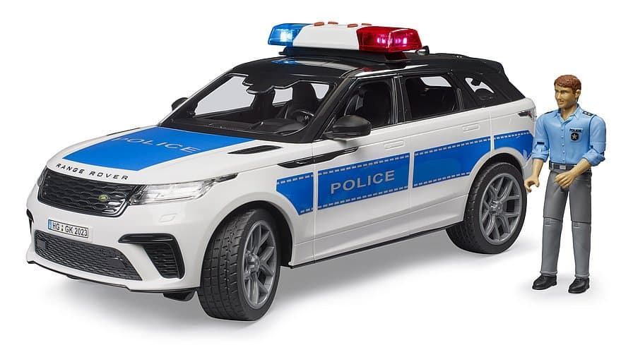 Coche de policía Range Rover Velar con policía de juguete Bruder 02890 - Imagen 4