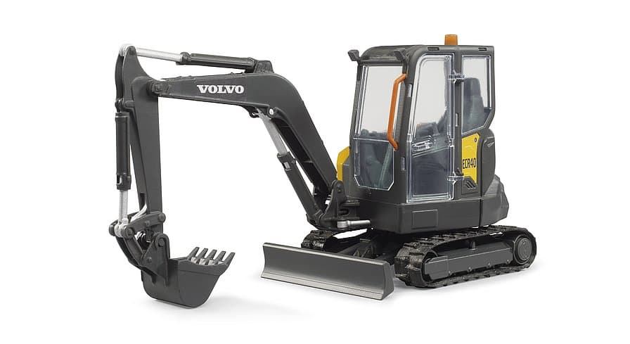 Excavadora compacta Volvo ECR40 de juguete BRUDER 02465 - Imagen 1