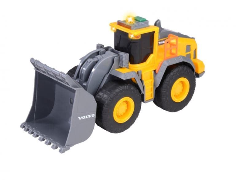 Pala excavadora volvo de juguete con luz y sonido 23cm - Imagen 1