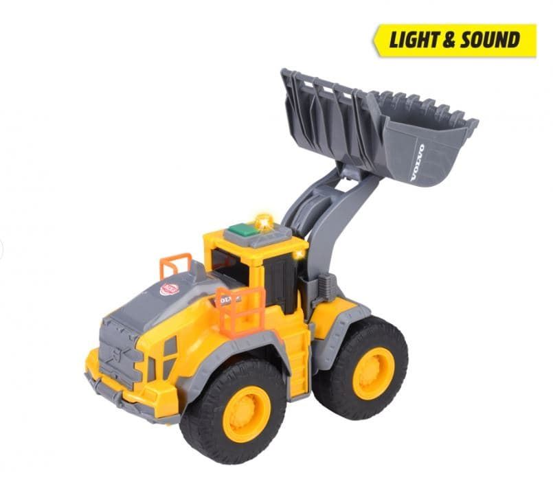 Pala excavadora volvo de juguete con luz y sonido 23cm - Imagen 2