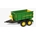 Remolque John Deere de 2 ejes basculante para tractor de pedales Rolly Toys 12509 - Imagen 1