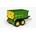 Remolque John Deere de 2 ejes basculante para tractor de pedales Rolly Toys 12509 - Imagen 2