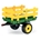 Remolque JOHN DEERE Para Tractor De Batería De Juguete PEG PEREGO TR0941 - Imagen 1