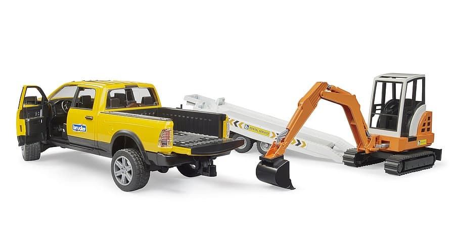 Servicio de alquiler de RAM con miniexcavadora de juguete BRUDER 02546 - Imagen 2