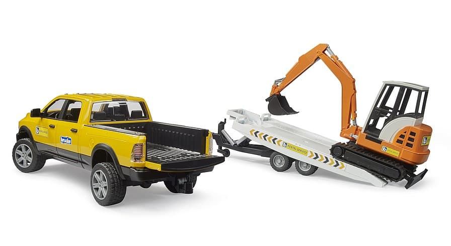 Servicio de alquiler de RAM con miniexcavadora de juguete BRUDER 02546 - Imagen 3