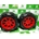 Set ruedas traseras POLARIS RZR 900 Peg Perego - Imagen 1