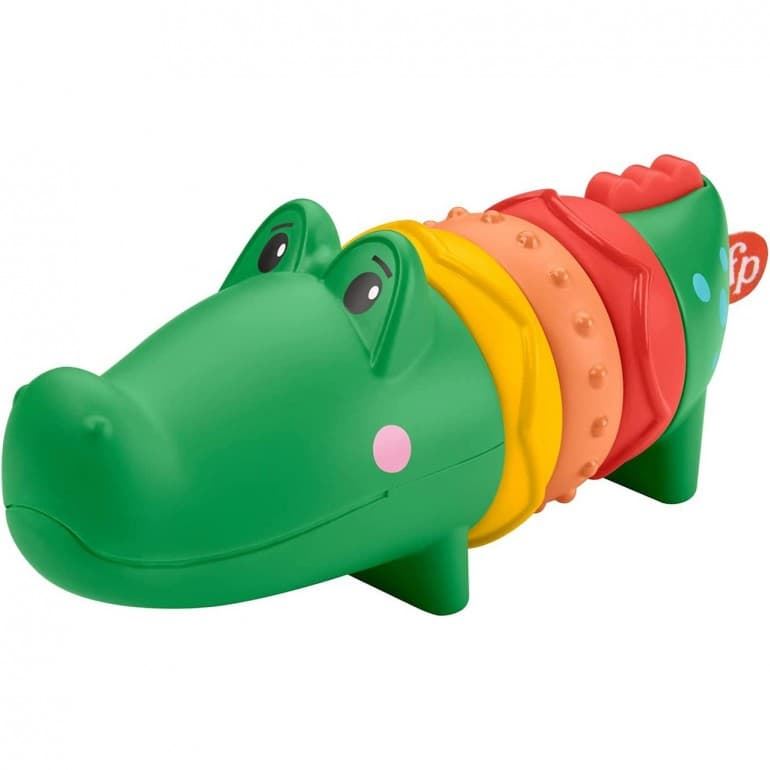 SONAJERO COCODRILO CLICK CLACK FISHER PRICE GWD50 - Imagen 1