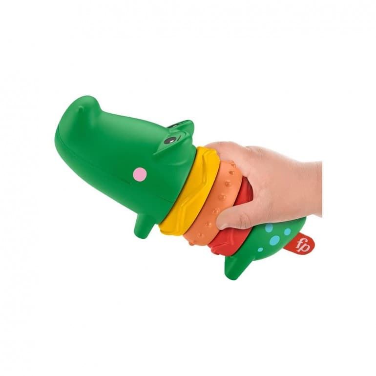 SONAJERO COCODRILO CLICK CLACK FISHER PRICE GWD50 - Imagen 2