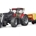 Tractor Case IH Optum 300CVX Con Pala Y Remolque De Pacas 1:16 BRUDER 03198 - Imagen 2