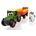 Tractor Fendt de Happy Series con remolque para ganado + vaca luces y sonido - Imagen 1