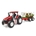 Tractor ROADMAX con remolque autocargador y 3 troncos de juguete Bruder 03453 - Imagen 1